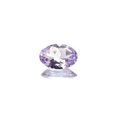 ラベンダーゾイサイト(宝石名ゾイサイト)タンザニア産 識別済 0.36ct / 6.1x3.9mm前後 [231124104]