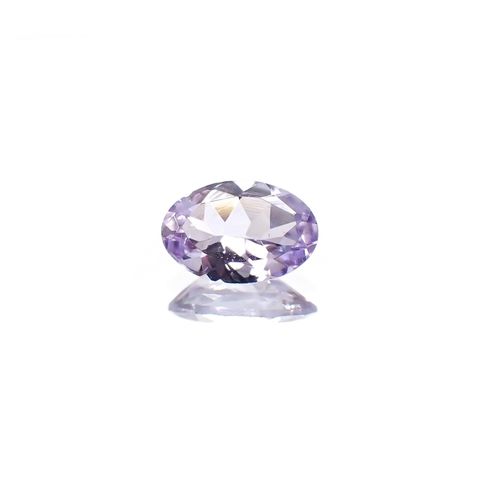 ラベンダーゾイサイト(宝石名ゾイサイト)タンザニア産 識別済 0.36ct / 6.1x3.9mm前後 [231124104]