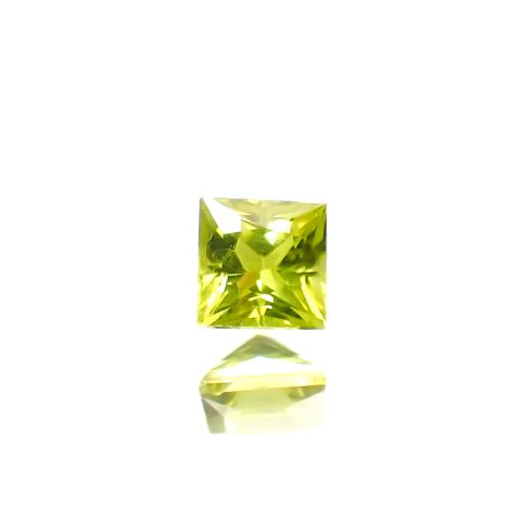 ◇プリンセスカット◇クリソベリル スリランカ/マダガスカル産 0.38ct [250330006]3.7x3.7mm前後