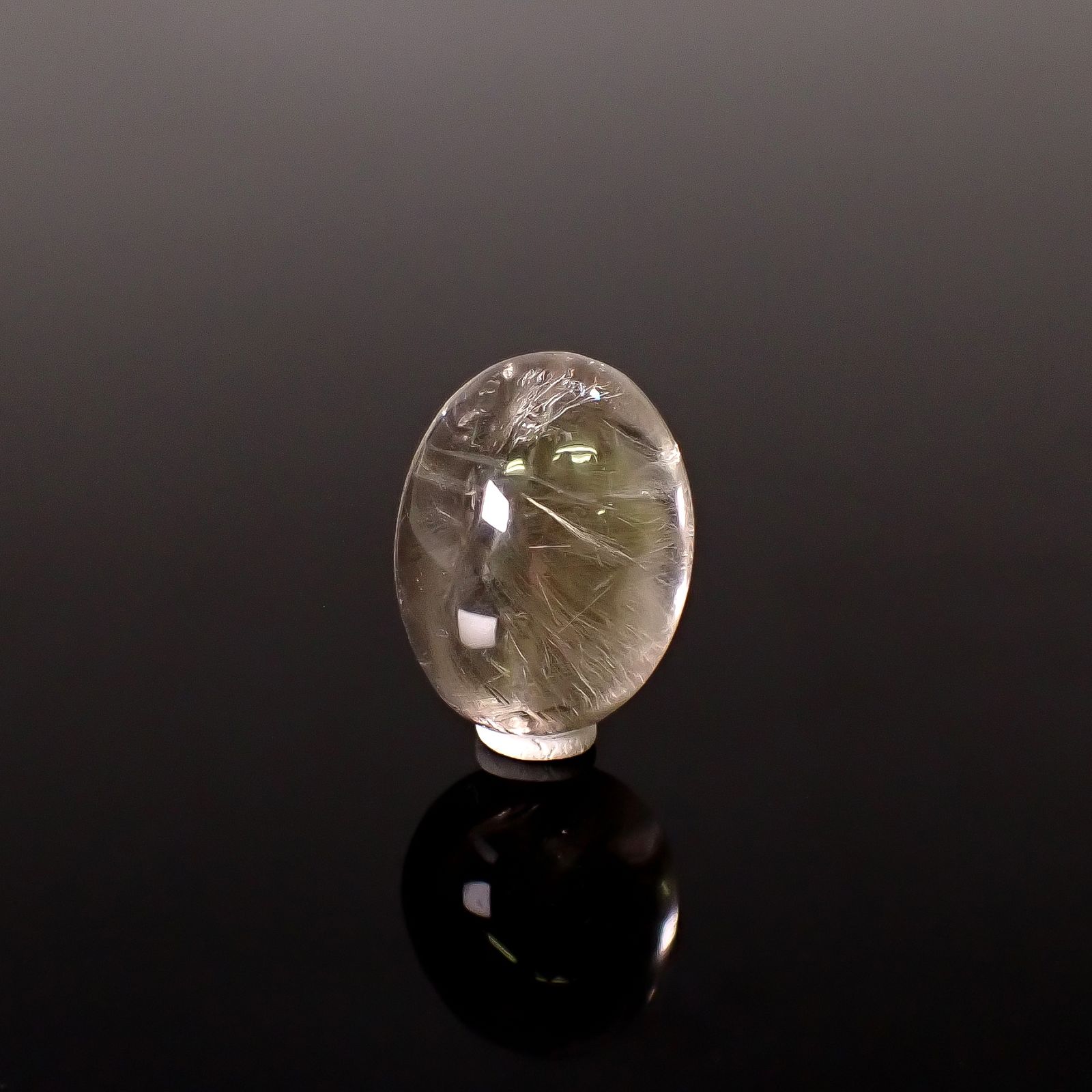 プラチナクォーツ ブラジル産 27.04ct / 22x16.6mm前後 [260131608]