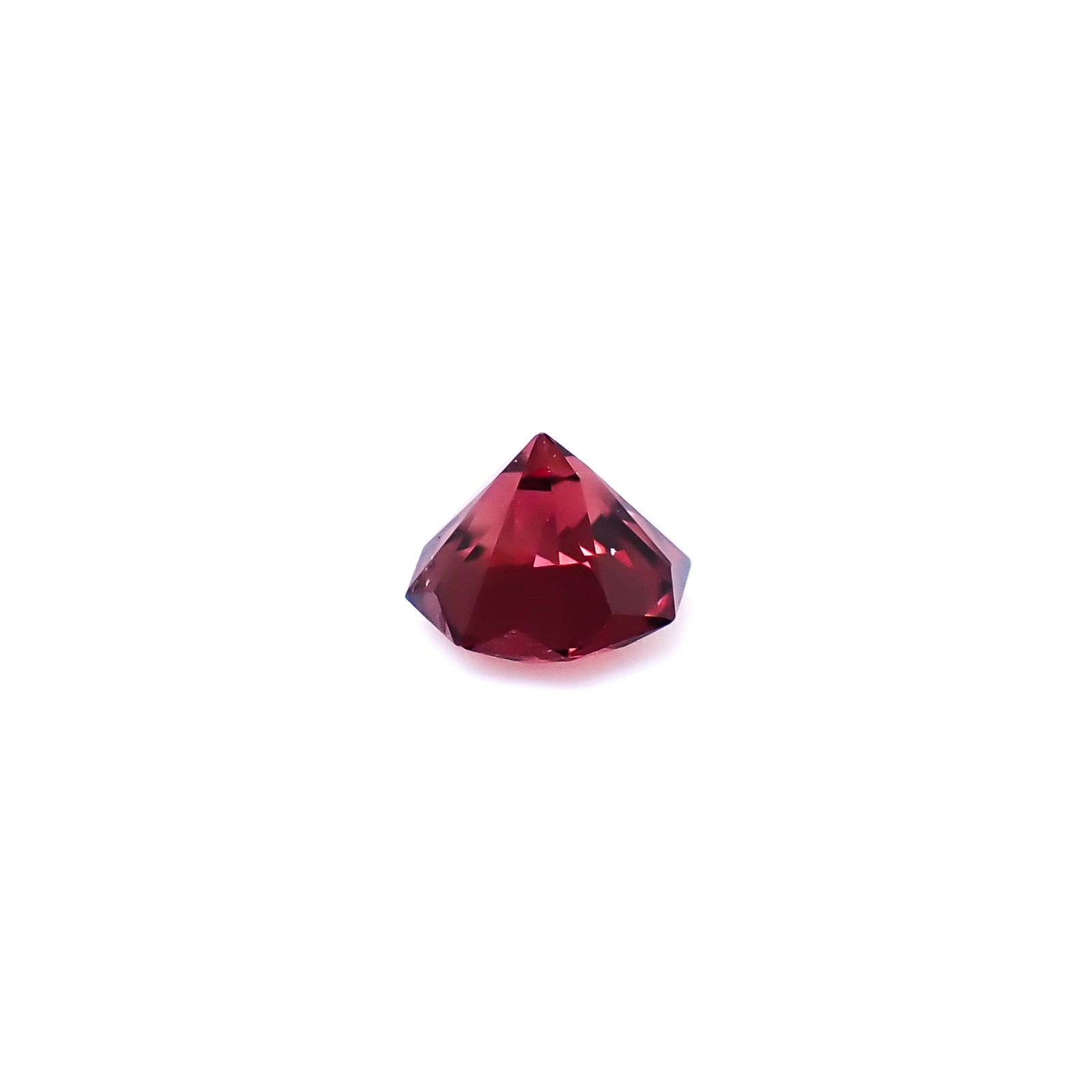 ◇オクタゴンカット◇レッドジルコン(宝石名ジルコン)スリランカ/カンボジア産 識別済 0.82ct / 5x5mm前後 [260732550]