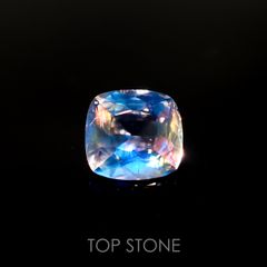 レインボームーンストーン(宝石名ラブラドライト) マダガスカル産 3.062ct ソ付(彩珠)[210410406]9.4×8.8mm前後