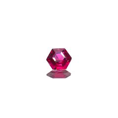 ◇ヘキサゴンカット◇ルビー 非加熱 モザンビーク産 0.20ct[240427110]3.5x3.5mm前後