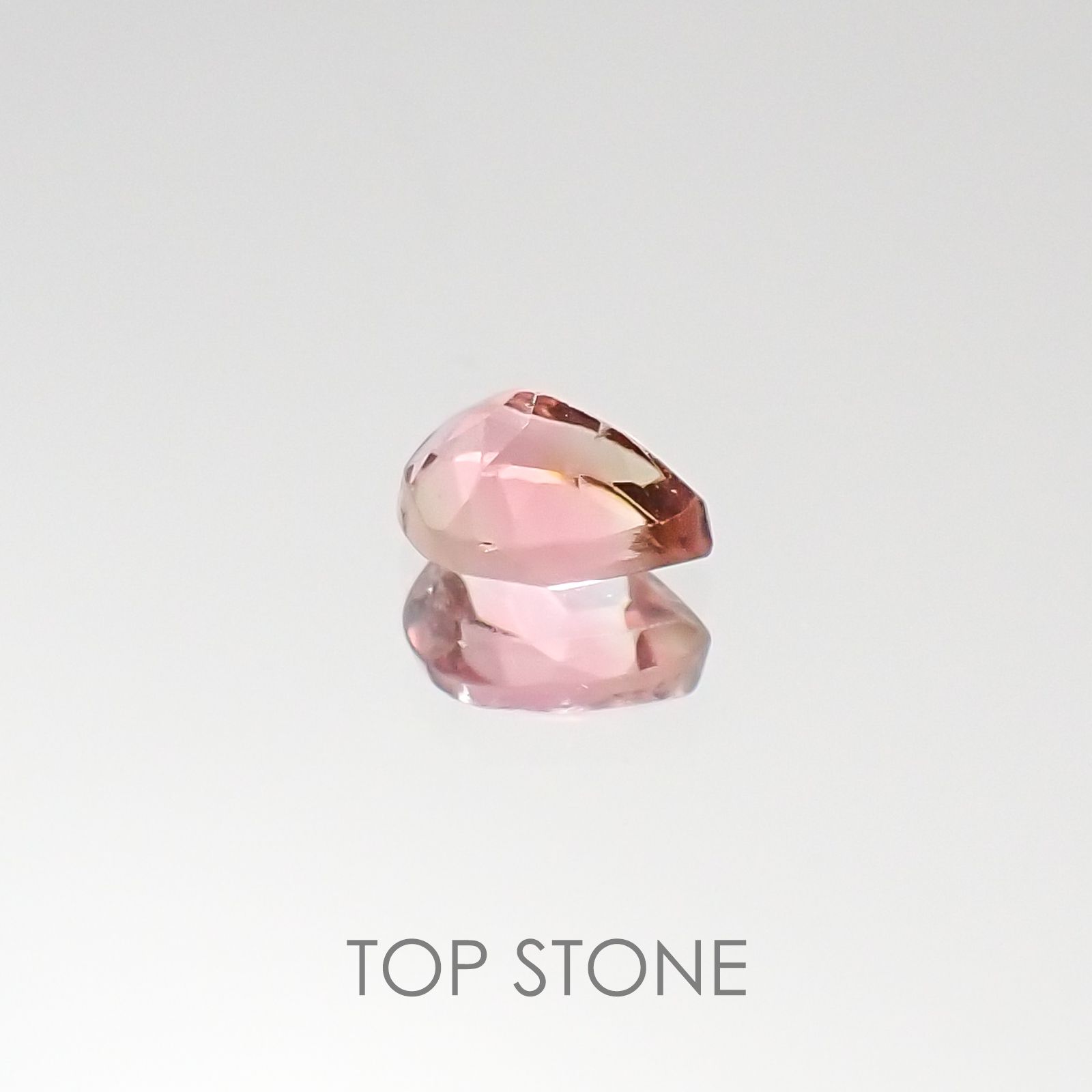 バイカラートルマリン ブラジル産 ルース 0.28ct[20095669]4.8×3.6mm前後
