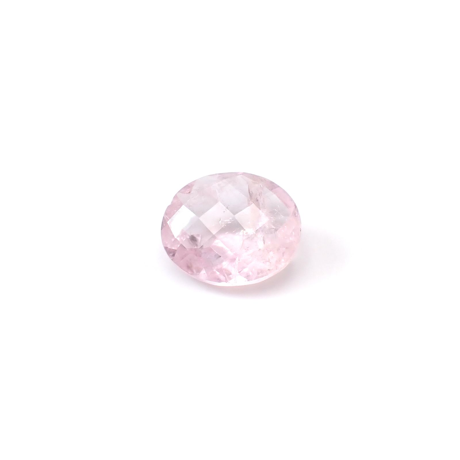 ◇チェッカーカット◇モルガナイト ブラジル産 5.26ct [250730871]13.3x11.3mm前後