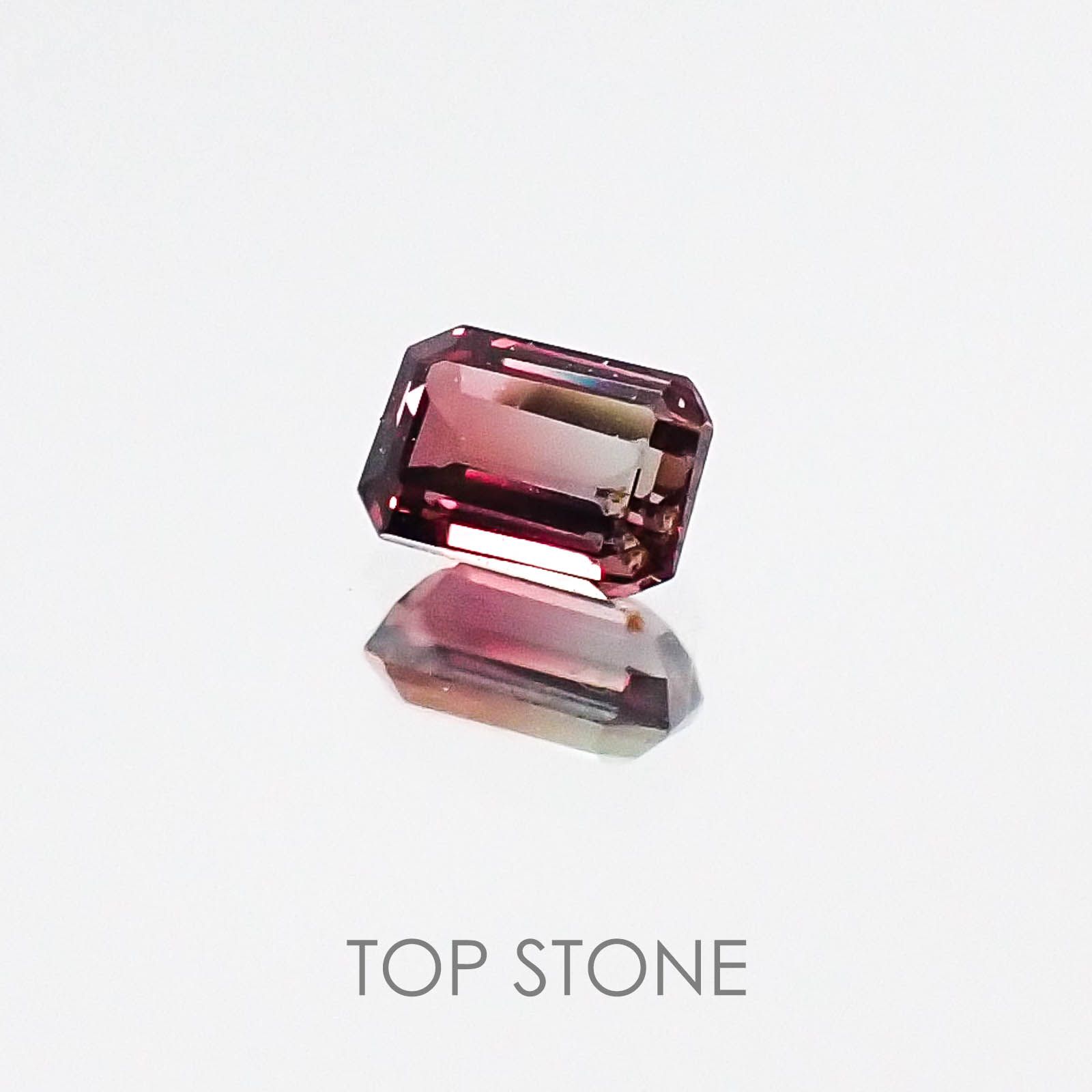 バイカラーサファイア(宝石名バイカラー・サファイア)タンザニア・ソンゲア鉱山産 0.19ct 識別済[220717148]3.6x2.6mm前後