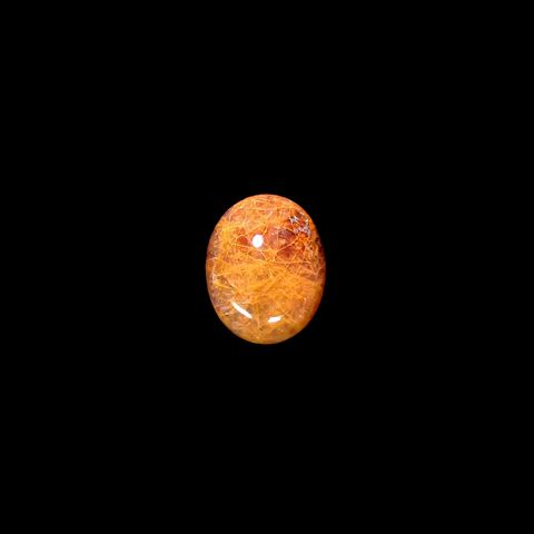 北海道石(北海道オパール)※裏面蛍光  北海道河東郡鹿追町然別産 4.79ct [250630530]13.4x10.9mm前後