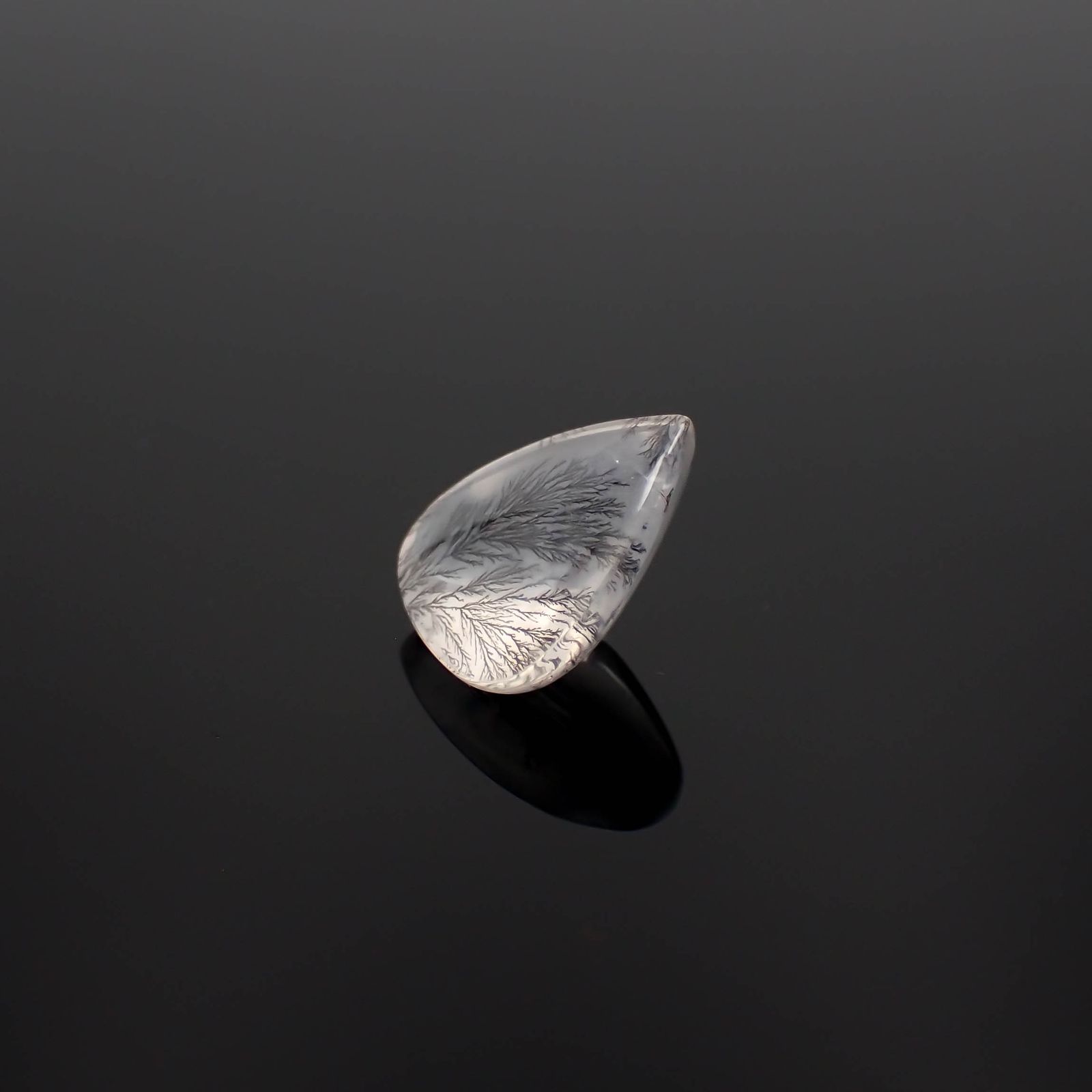 デンドリチッククォーツ ブラジル産 6.60ct[230823238]14.1x13.5mm前後