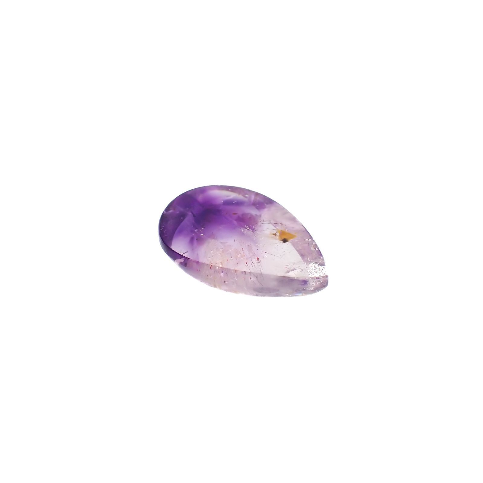 アメジストエレスチャル ブラジル産 17.67ct[220917975]22.4x15.8mm前後