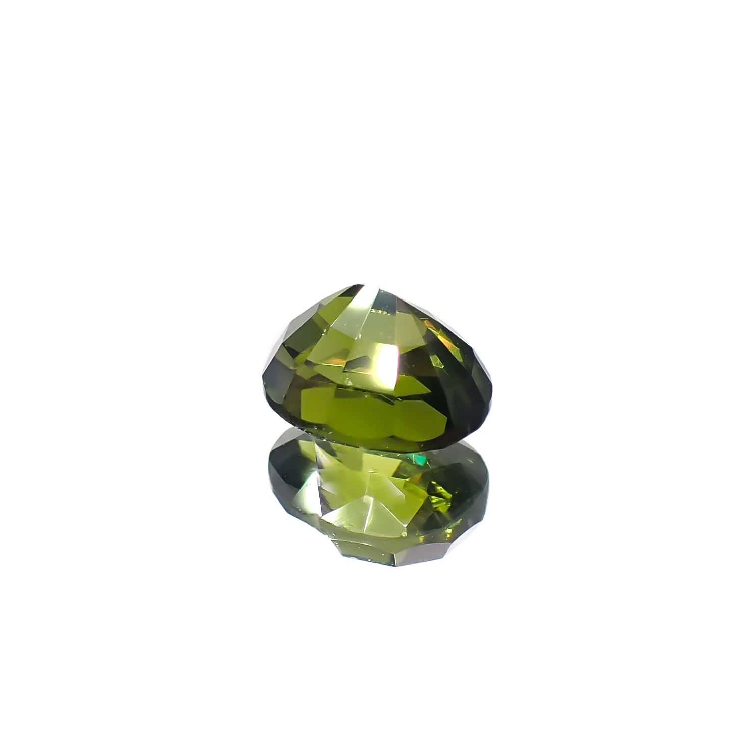 グリーンジルコン スリランカ/カンボジア産 1.17ct[240929086]6.4x5.3mm前後