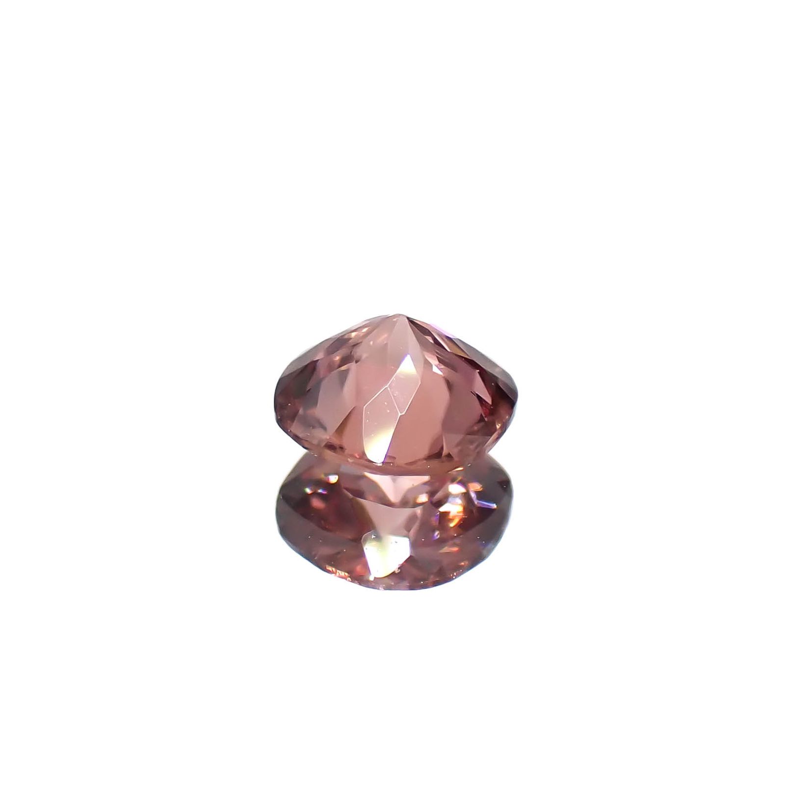 ピンクジルコン スリランカ/カンボジア産 0.58ct[240627925]4.7x4.6mm前後