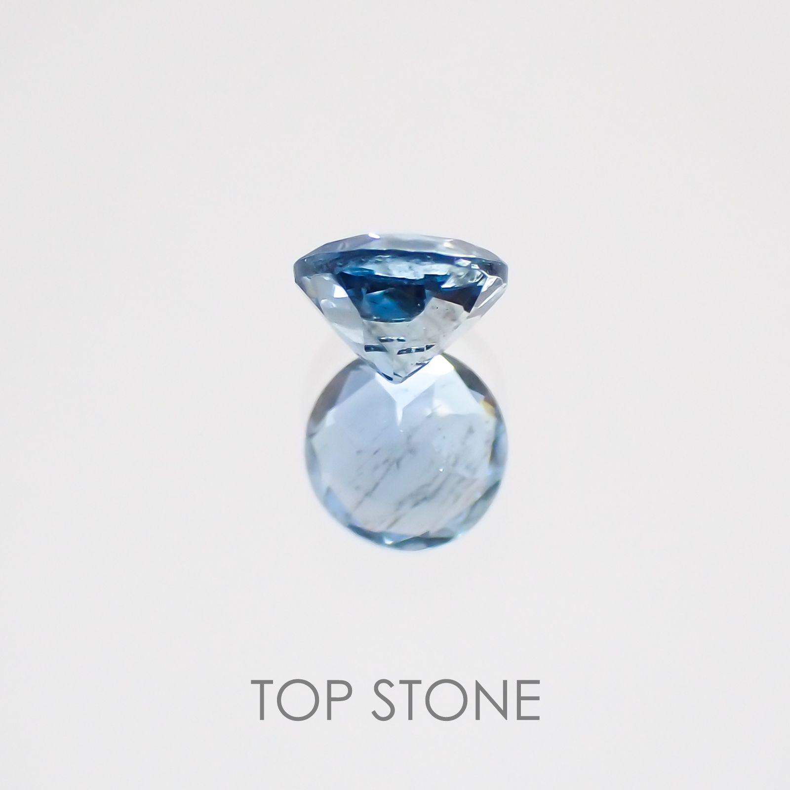 サンタマリア アクアマリン ブラジル産 ルース 0.22ct[20129118]3.9×3.9mm前後