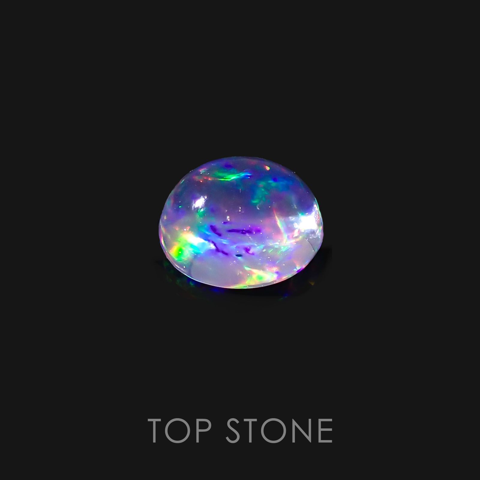 ウォーターオパール メキシコ産 ルース 0.71ct[20106721]6.4×5.9mm前後