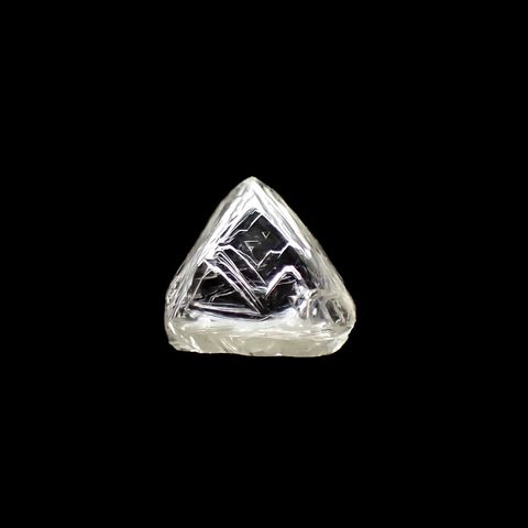 マクルダイヤモンド(宝石名ダイアモンド)カナダ産 0.42ct 識別済[221018861]4.6x4.5mm前後