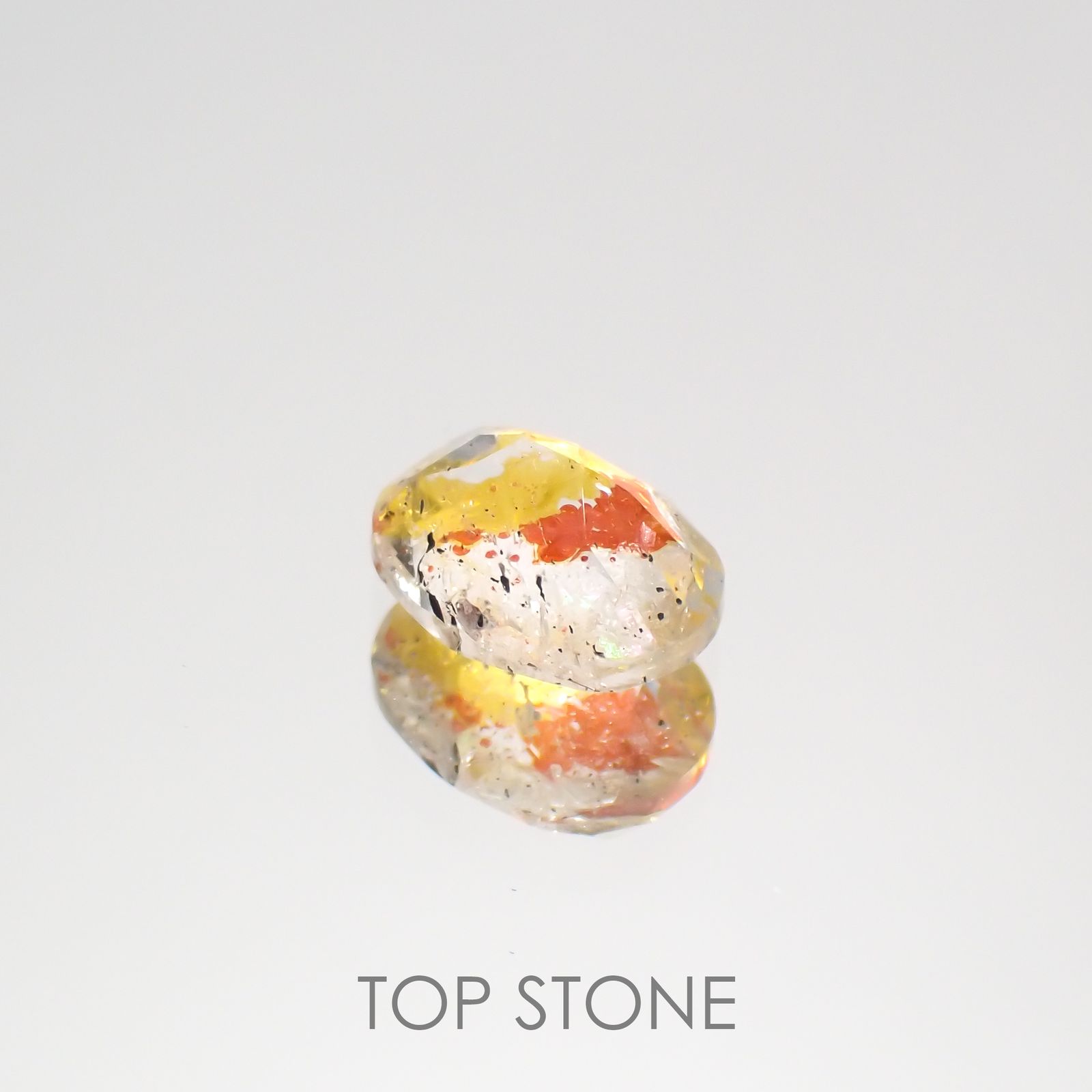 オーロラクォーツ ブラジル・ミナスジェライス産 1.32ct[220114383]8.1x6.2mm前後