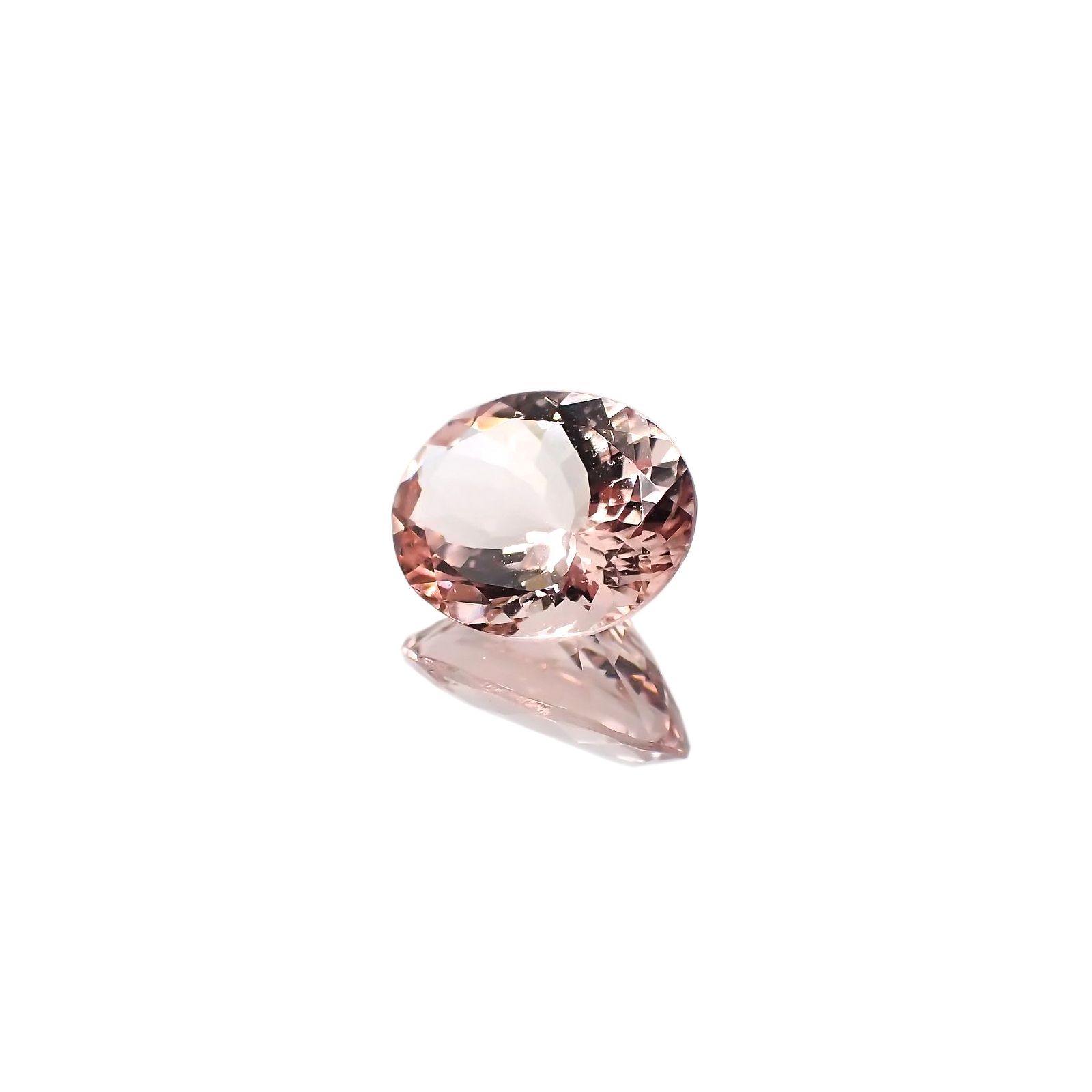 モルガナイト(宝石名モルガナイト) ナイジェリア産 2.144ct ソ付(日独)[210510835]10.2×8.1mm前後