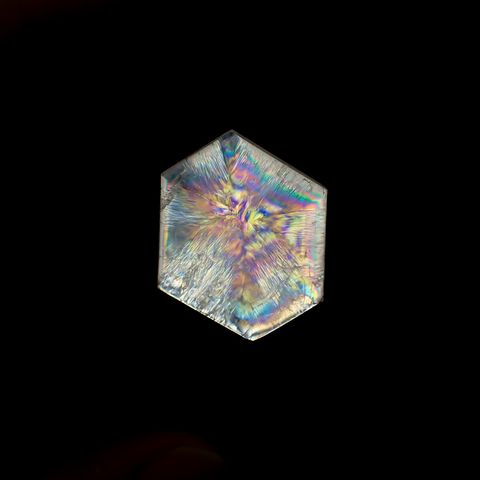 トラピッチェクォーツ 偏光板2枚付き コロンビア・ボヤカ産 28.59ct[230823257]26.2x22.5mm前後