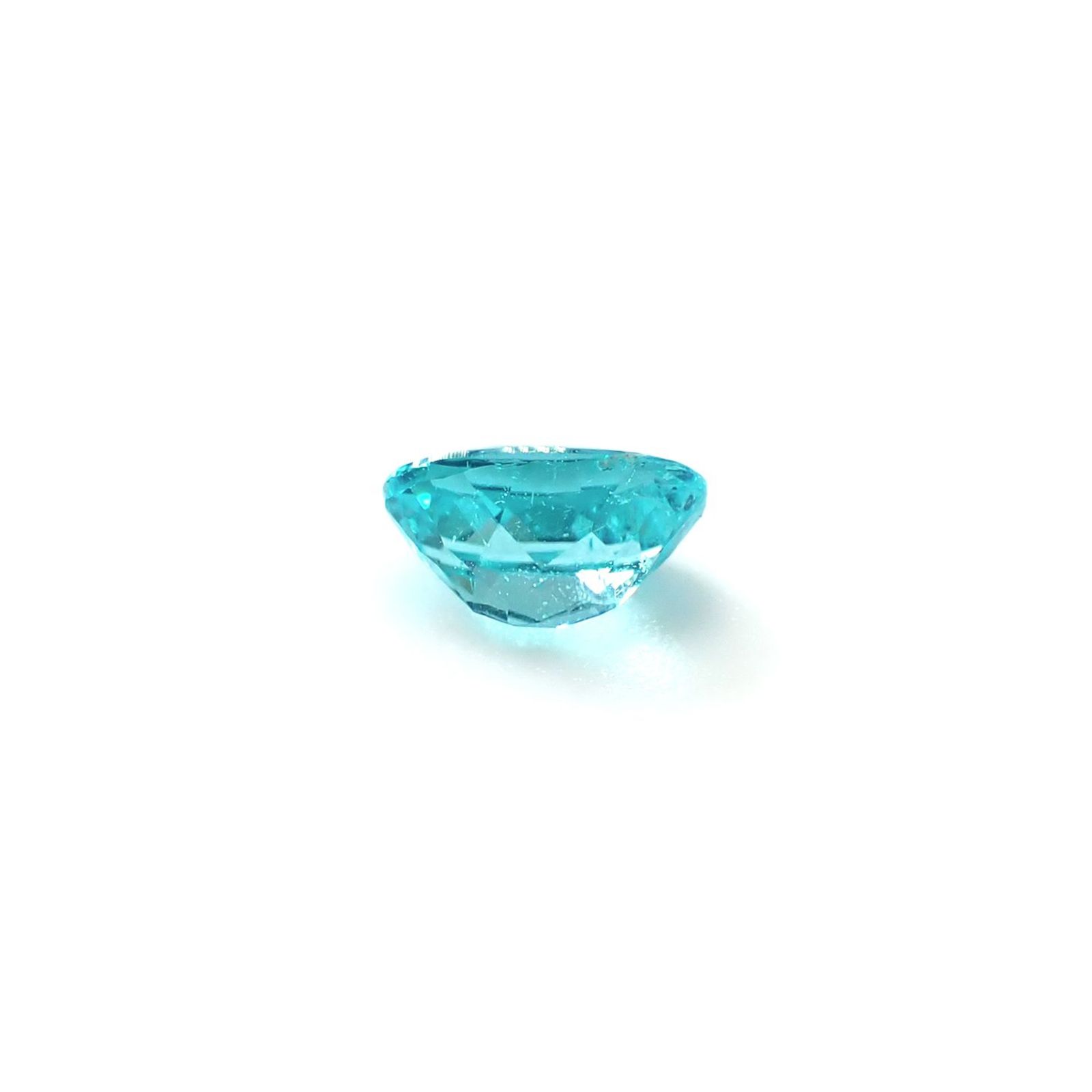 パライバトルマリン(宝石名トルマリン/別名パライバ・トルマリン)ブラジル・キントス鉱山産 GIA鑑付 0.29ct / 4.98x3.53mm前後 [251031353]