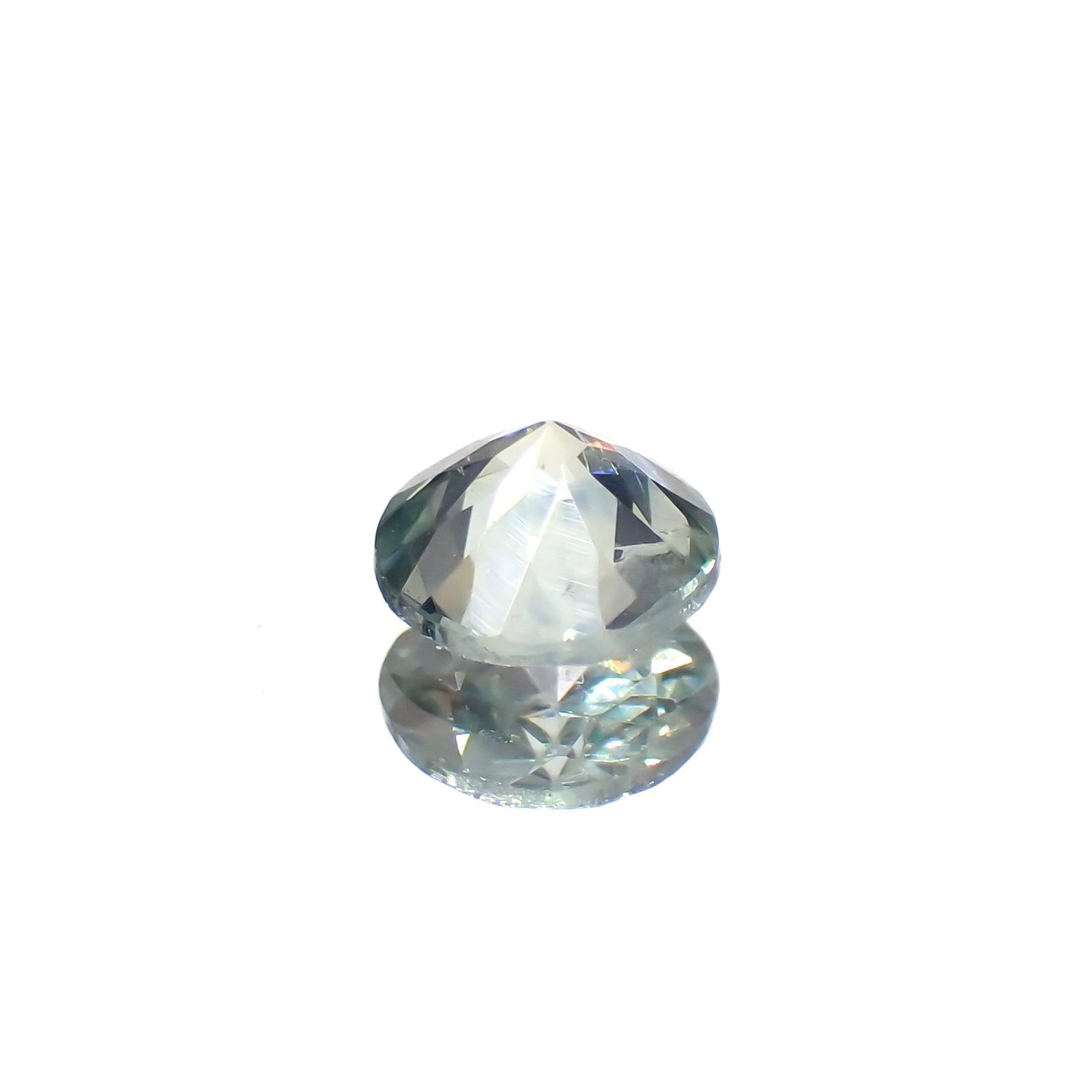 モンタナサファイア(宝石名サファイア)アメリカ・モンタナ州産 0.39ct 識別済[221219530]4.3x4.3mm前後