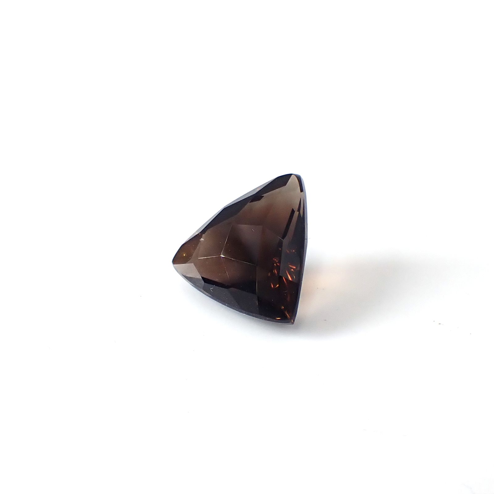 スモーキークォーツ ブラジル産 4.97ct / 12.1x12.6mm前後 [251031250]