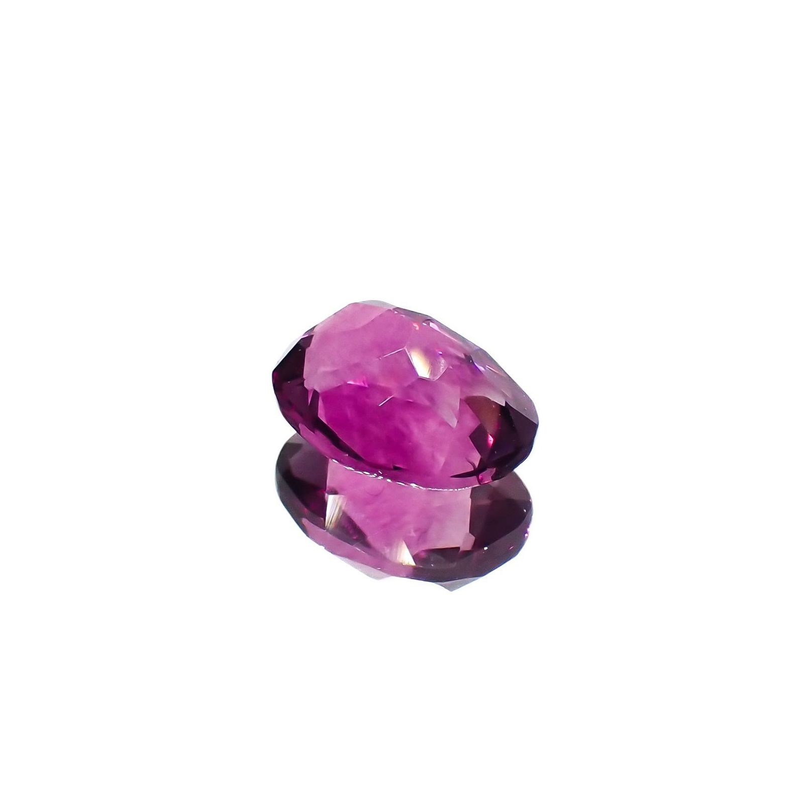 ピンクパープルフローライト 中国産 1.47ct / 8.2x6.2mm前後 [221018442]