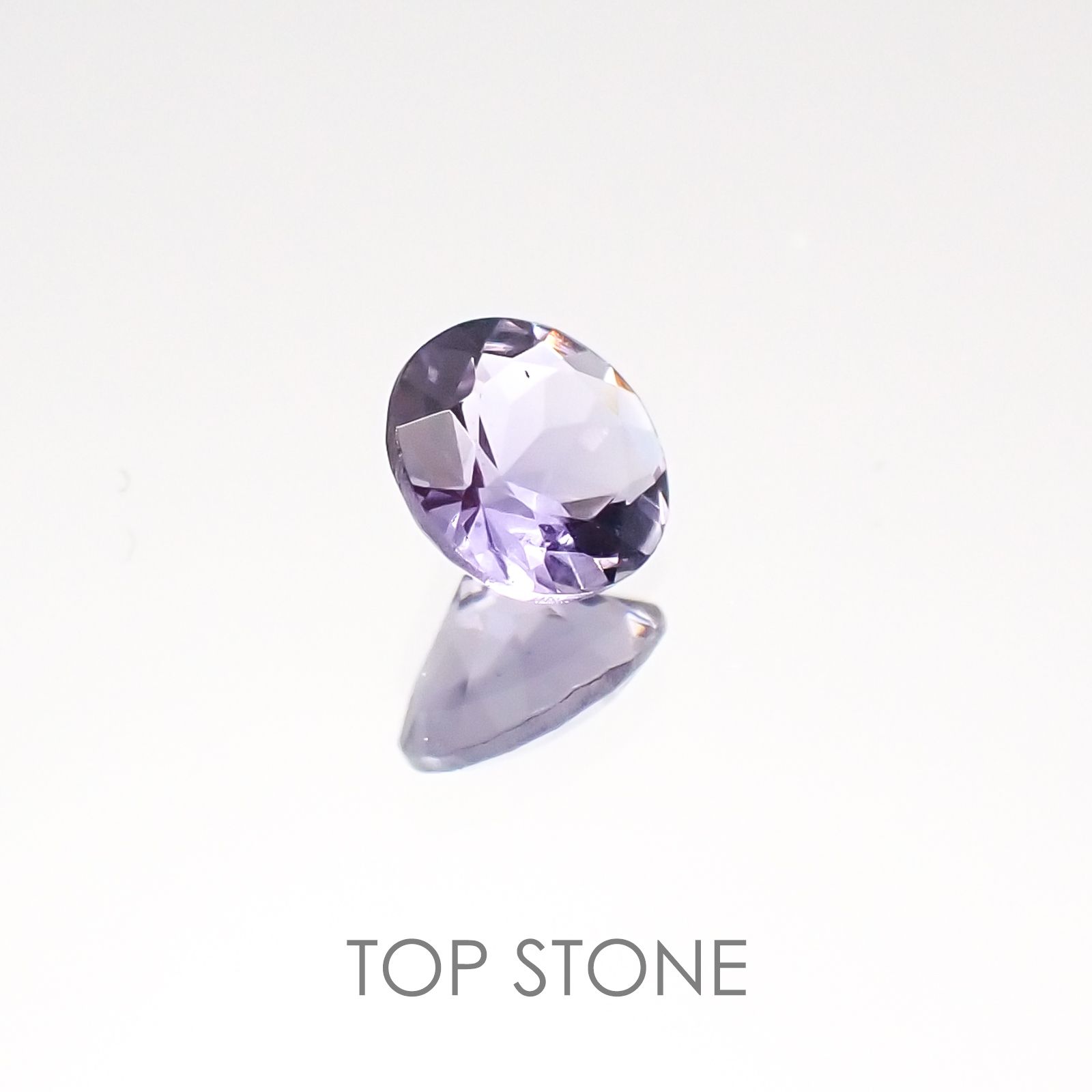 ラベンダースピネル スリランカ産 ルース 0.18ct[20117682]4×4mm前後