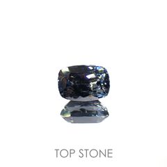 グレースピネル(宝石名スピネル)ビルマ/マダガスカル産 0.80ct 識別済[220716820]6.3x4.4mm前後