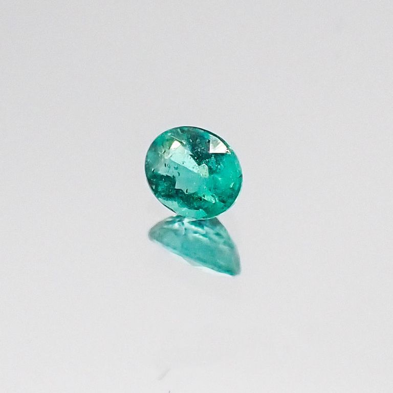 パライバトルマリン(宝石名トルマリン/別名パライバ・トルマリン) ブラジル・バターリャ鉱山産 0.087ct 識別済[20084597]3.1×2.5mm前後