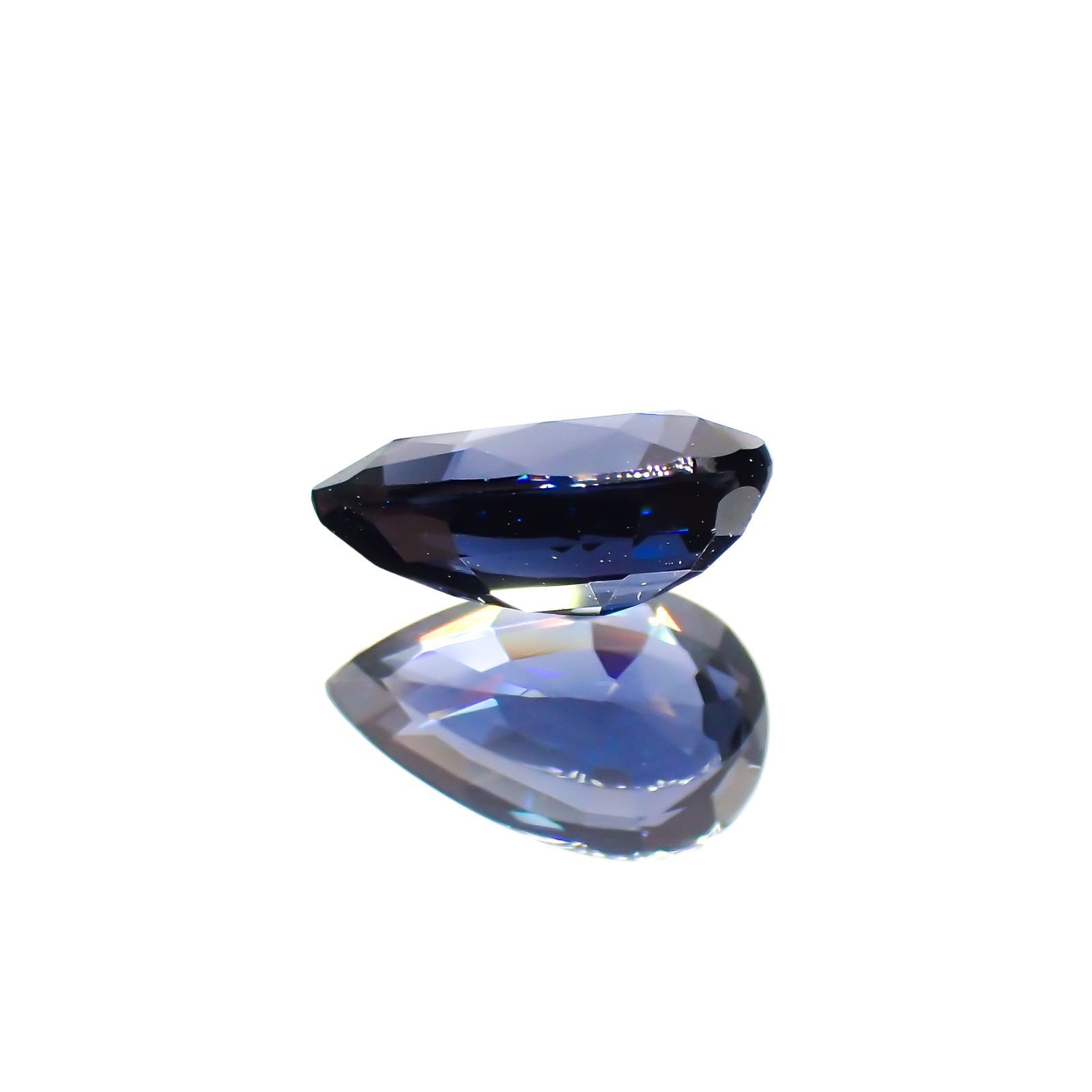 コバルトブルースピネル(宝石名ブルー・スピネル)スリランカ産 1.217ct ソ付(日独)[220113826]8.55x5.41mm前後