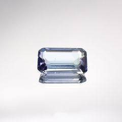 パーティカラータンザナイト(宝石名パーティカラード・ゾイサイト) タンザニア産 2.200ct ソ付(彩珠)[210711825]10.6×5.9mm前後