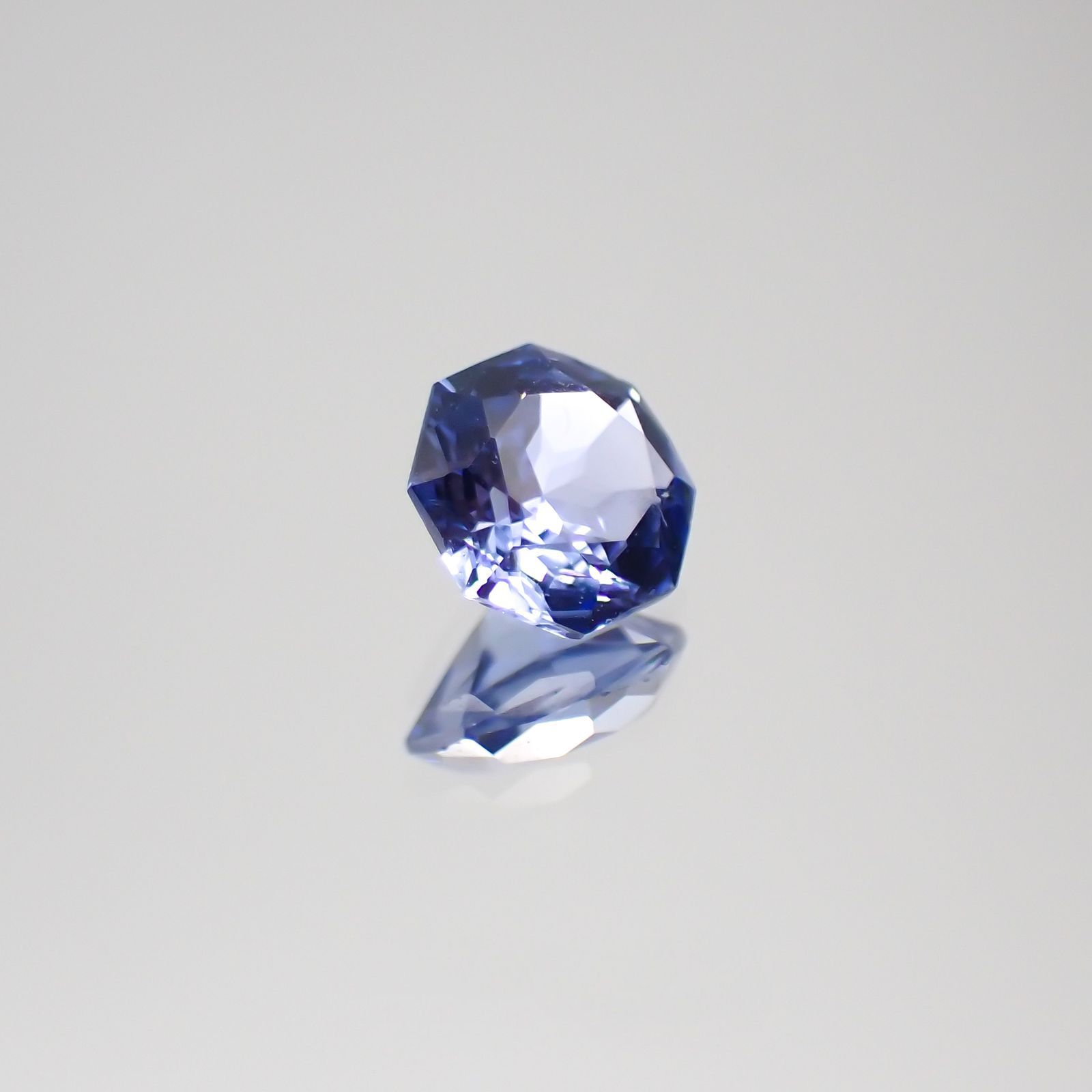 ◇オクタゴンカット◇サファイアSA(宝石名サファイア) マダガスカル産 0.32ct 識別済[210611057]4×4mm前後