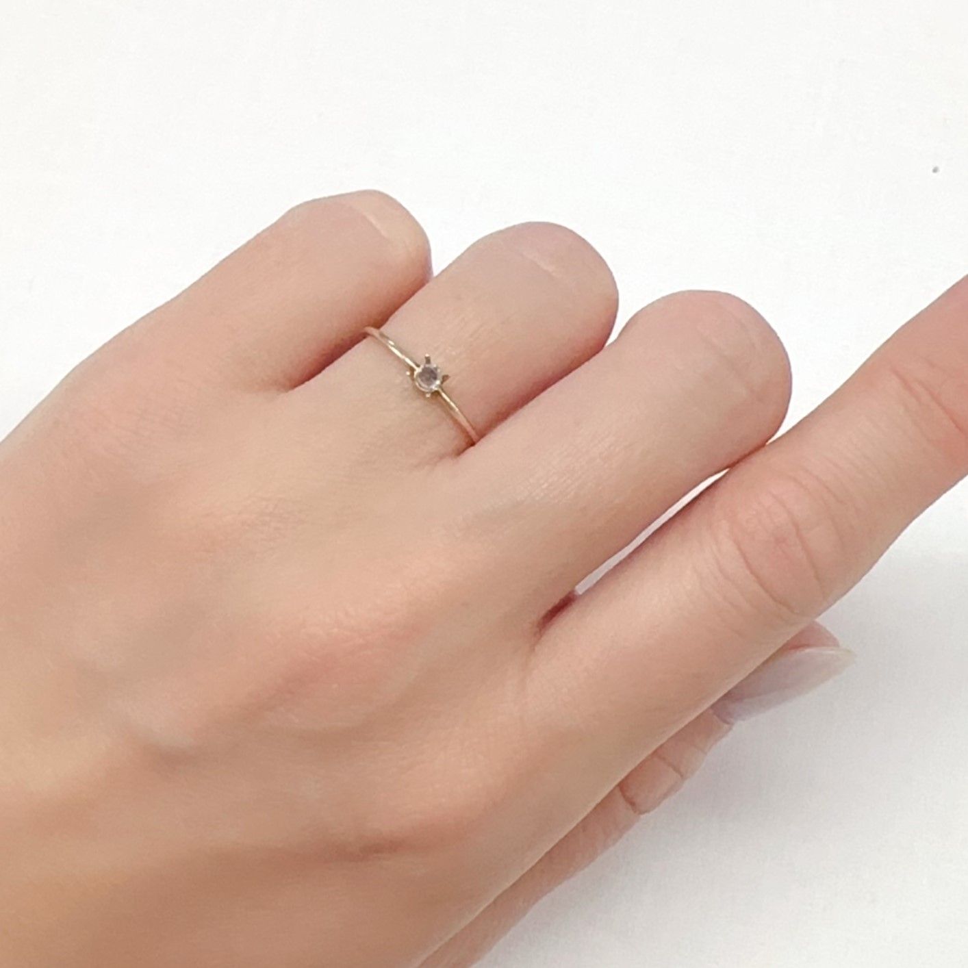 ◇ローズカット◇ダイヤモンド SI-VS/D-G(宝石名ダイアモンド) 0.059ct 識別済[250226346]2.5x2.4mm前後