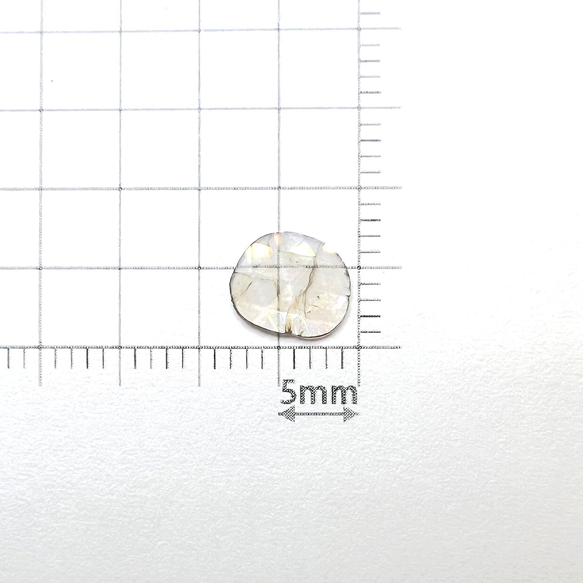 スライスダイヤモンド 0.37ct[231023607]7.5x6.5mm前後