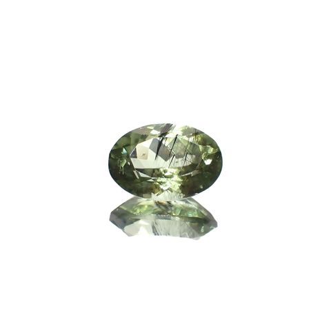 ルドウィジャイトインペリドット パキスタン産 1.66ct / 8.8x6.2mm前後 [260419514]