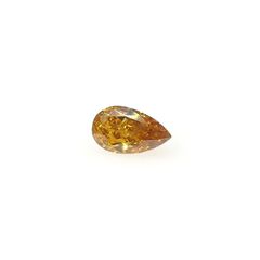 イエローダイヤモンド I-1 | FANCY VIVID ORANGE YELLOW(宝石名ダイアモンド) ソ付(CGL) 0.098ct / 3.87x2.26mm前後 [240427042]
