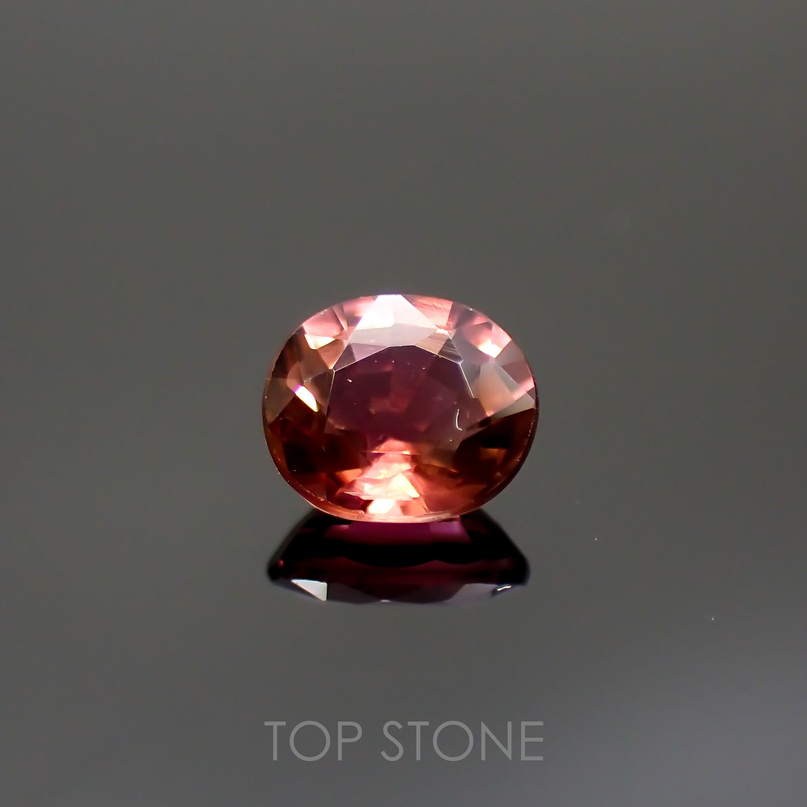ローズピンクトルマリン(宝石名ピンク・トルマリン)ブラジル/アフリカ産 0.46ct 識別済[220114853]5.3x4.5mm前後