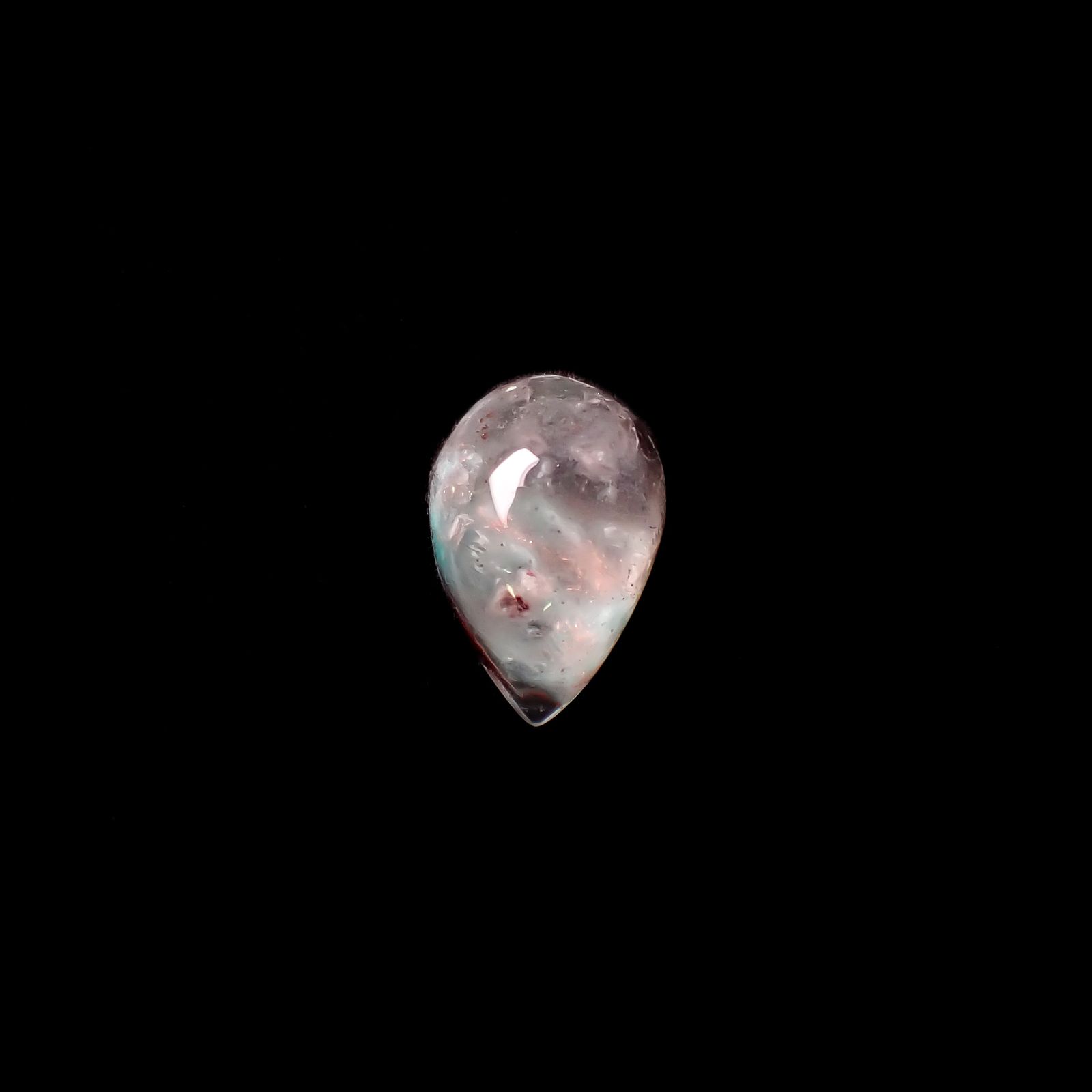アホイトインクォーツ 南アフリカ・メッシーナ鉱山産 2.67ct [241029324]11.8x8mm前後