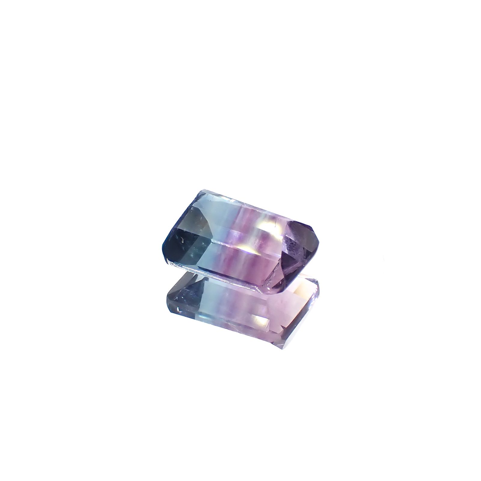 パーティカラーフローライト フルオレッセンス ブラジル産 2.69ct[240828639]8.9x6.9mm前後