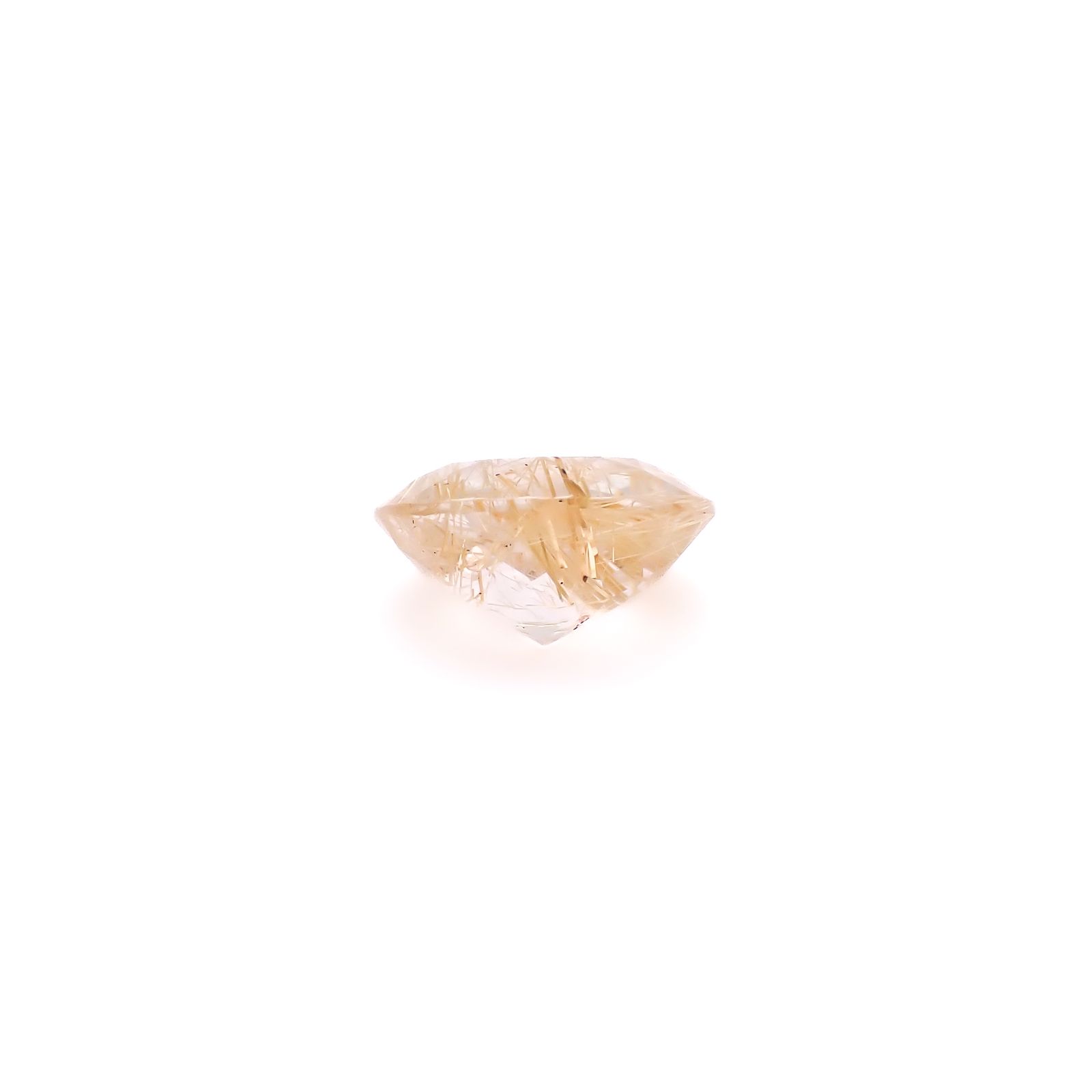 ルチルクォーツ ブラジル産 3.58ct / 10.6x10.7mm前後 [260732407]