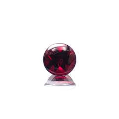 ◇バフカット◇アントヒルガーネット(クロムパイロープガーネット) アメリカ・アリゾナ州産 0.85ct[231224540]5.7x5.7mm前後