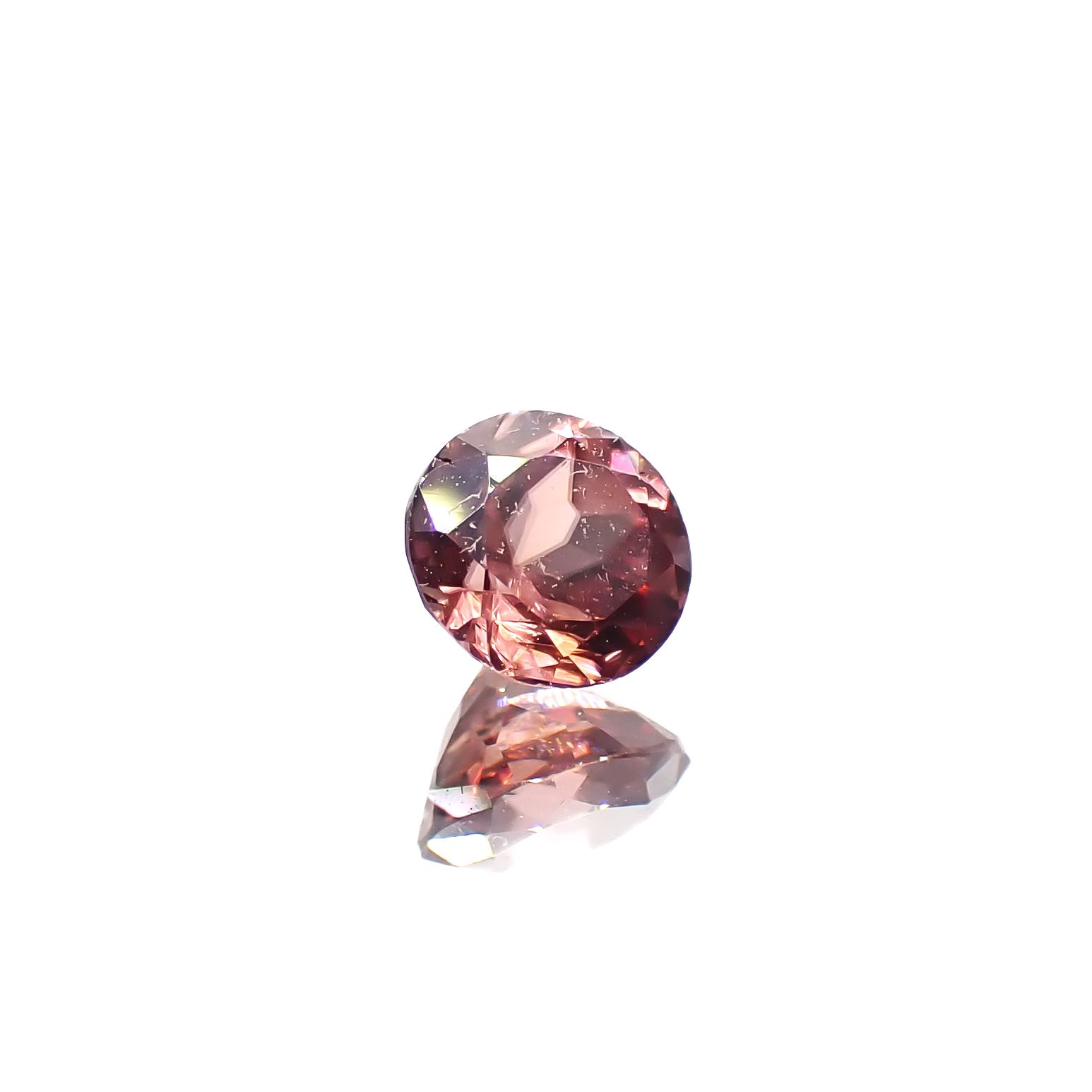 ピンクジルコン スリランカ/カンボジア産 0.64ct[240627913]4.6x4.6mm前後
