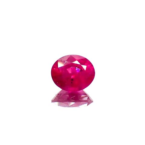 ルビー ビルマ/モザンビーク産 0.55ct [241029393]5.3x4.4mm前後
