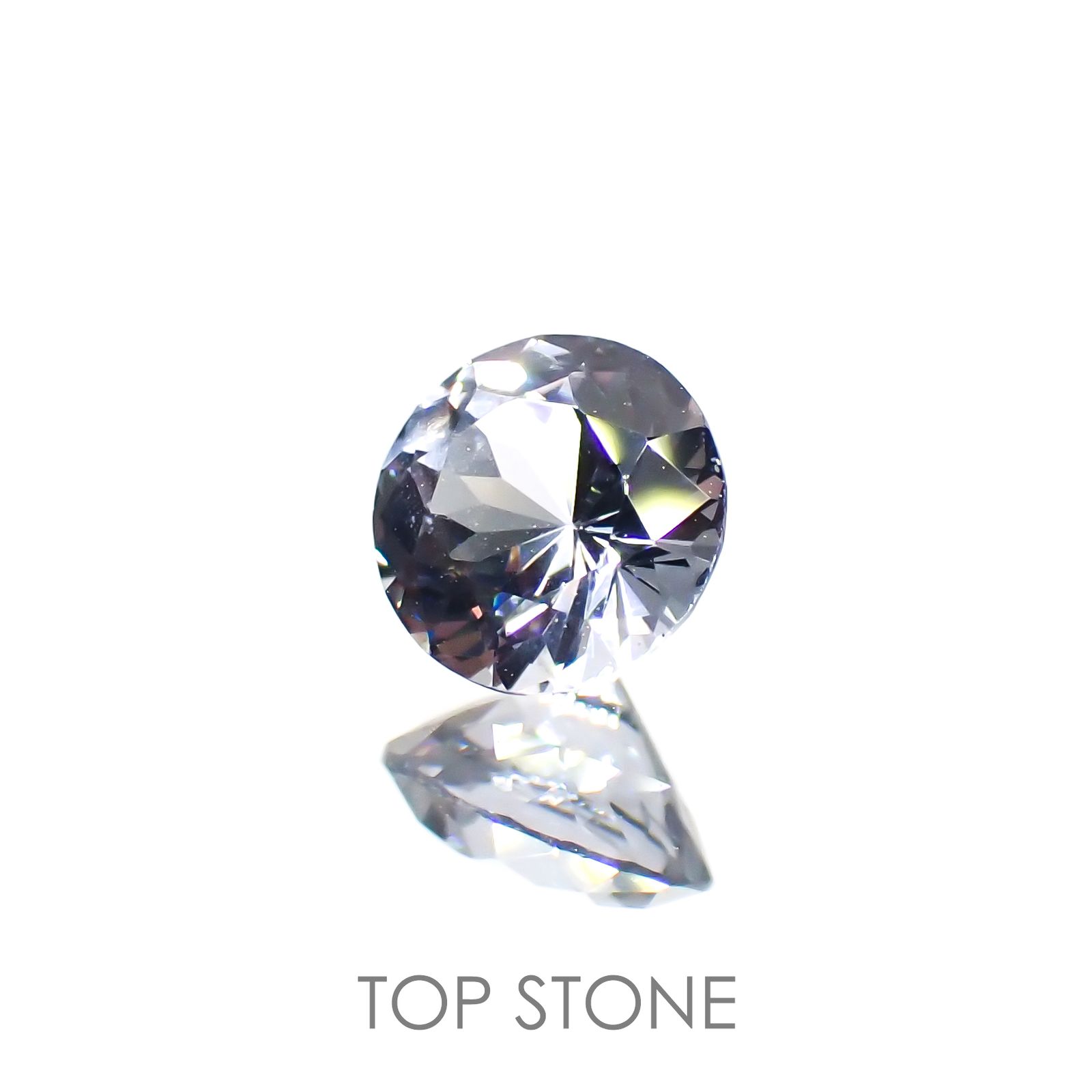 グレイッシュブルースピネル(宝石名スピネル) ビルマ産 0.49ct 識別済[211013468]5×4.9mm前後