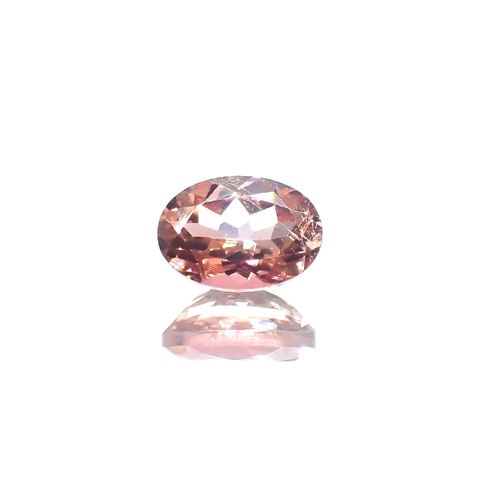 ピンクトルマリン(宝石名ピンク・トルマリン) ブラジル/アフリカ産 0.83ct 識別済[251013559]6.9×4.9mm前後