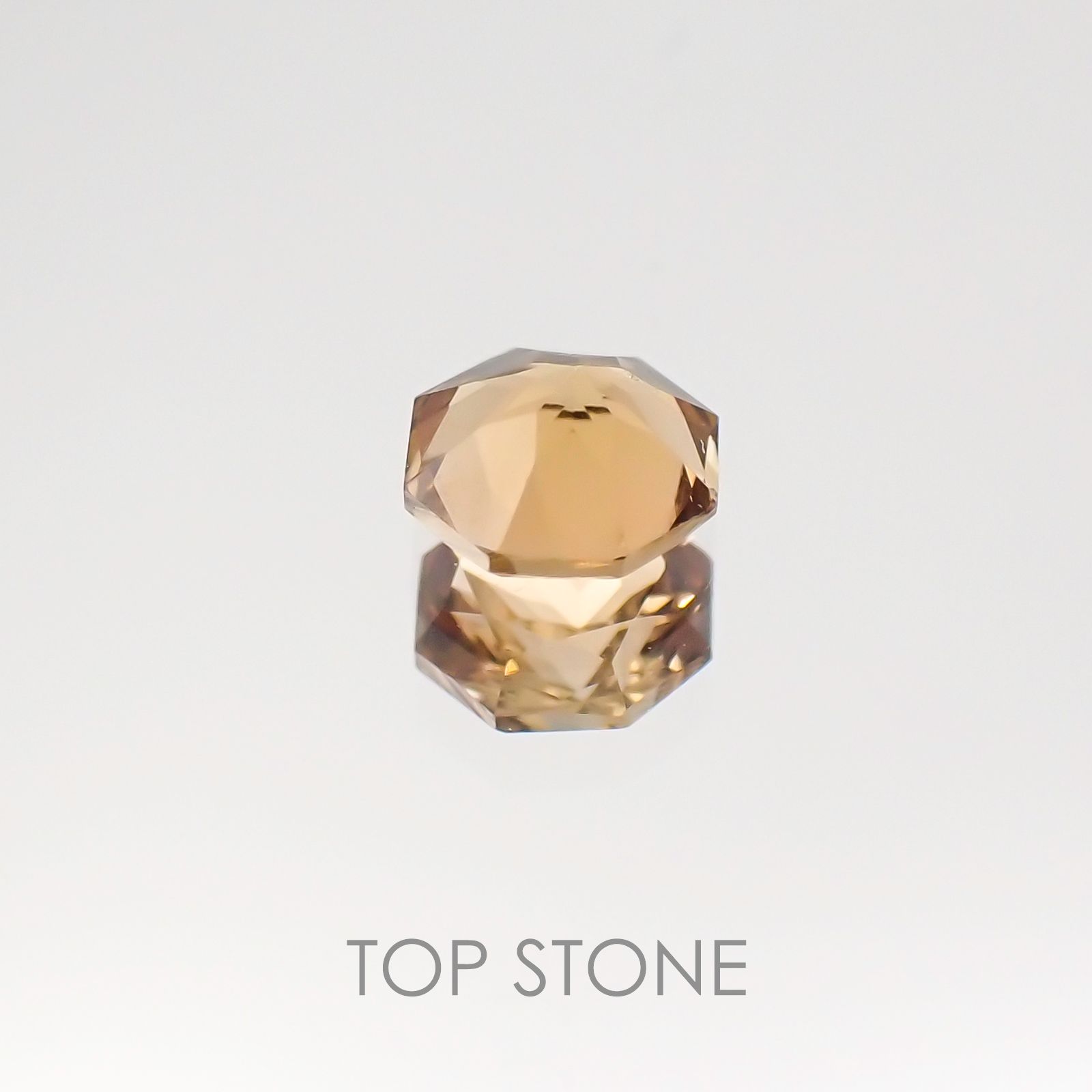 ◇オクタゴンカット◇ブラウントルマリンSA(宝石名ブラウン・トルマリン) ブラジル/アフリカ産 0.28ct 識別済[20117158]4.0×3.9mm前後