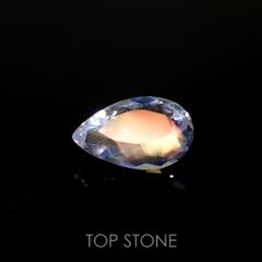 レインボームーンストーン(宝石名ラブラドライト)マダガスカル産 0.45ct 識別済[211113753]7.1x4.5mm前後