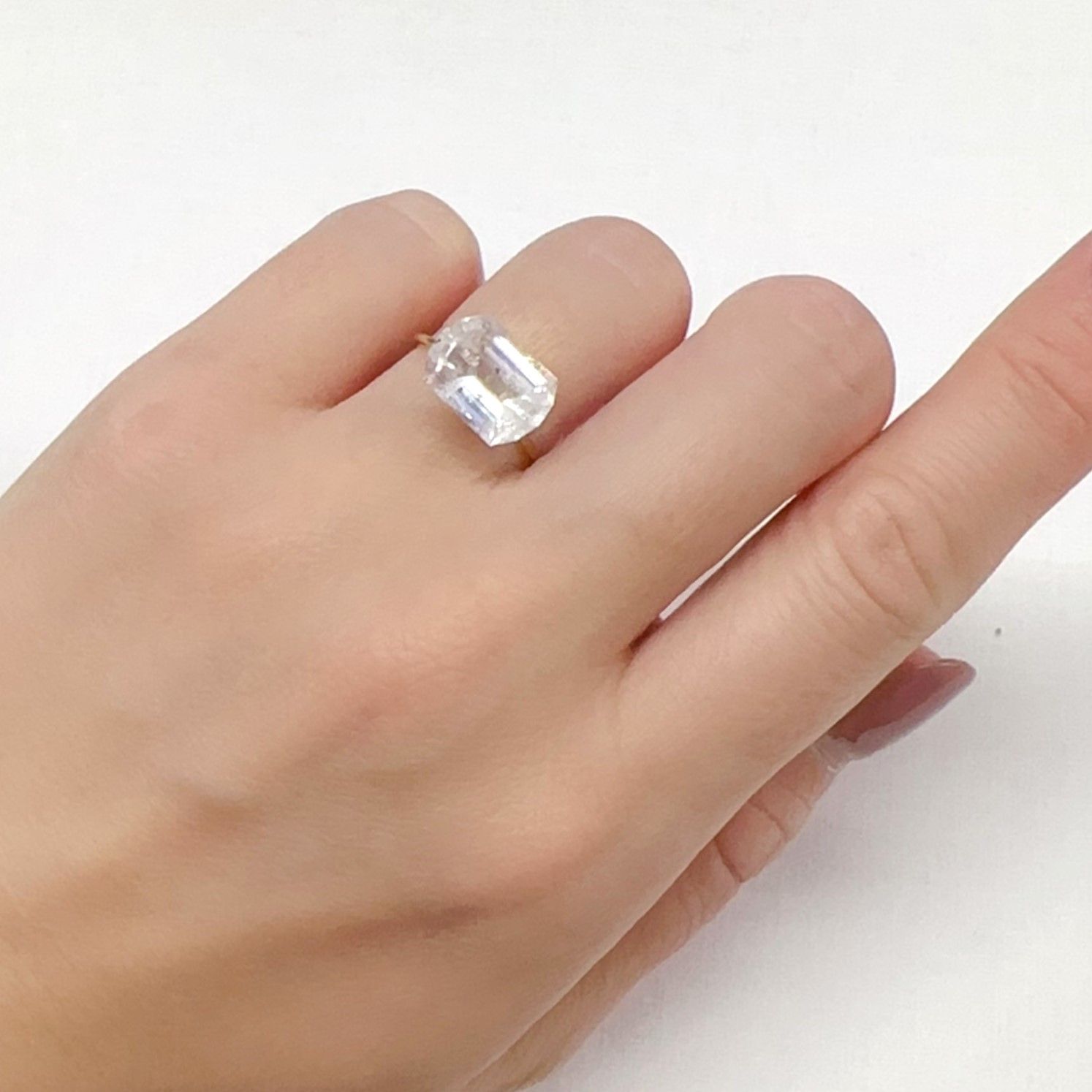 ◇カスタムカット◇ピンクエンジェルラダー マダガスカル産 3.69ct[240125429]11.9x8.4mm前後