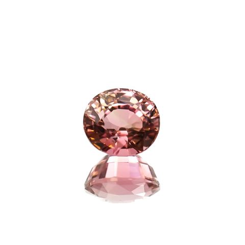 ローズピンクトルマリン(宝石名ピンク・トルマリン)ブラジル/アフリカ産 0.92ct 識別済[230120081]6.1x5.4mm前後