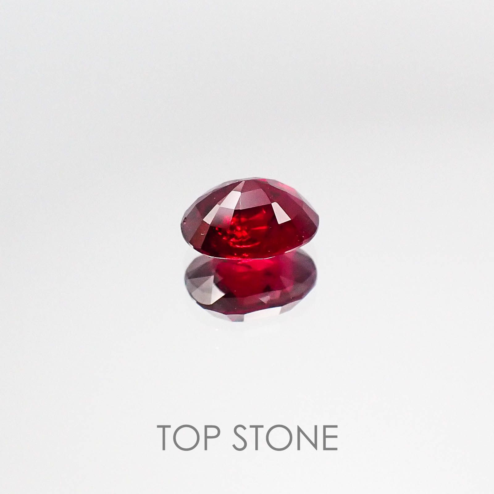 ルビー ミャンマー産 1.25ct GRS鑑付[20073770]6.8×5.6mm前後