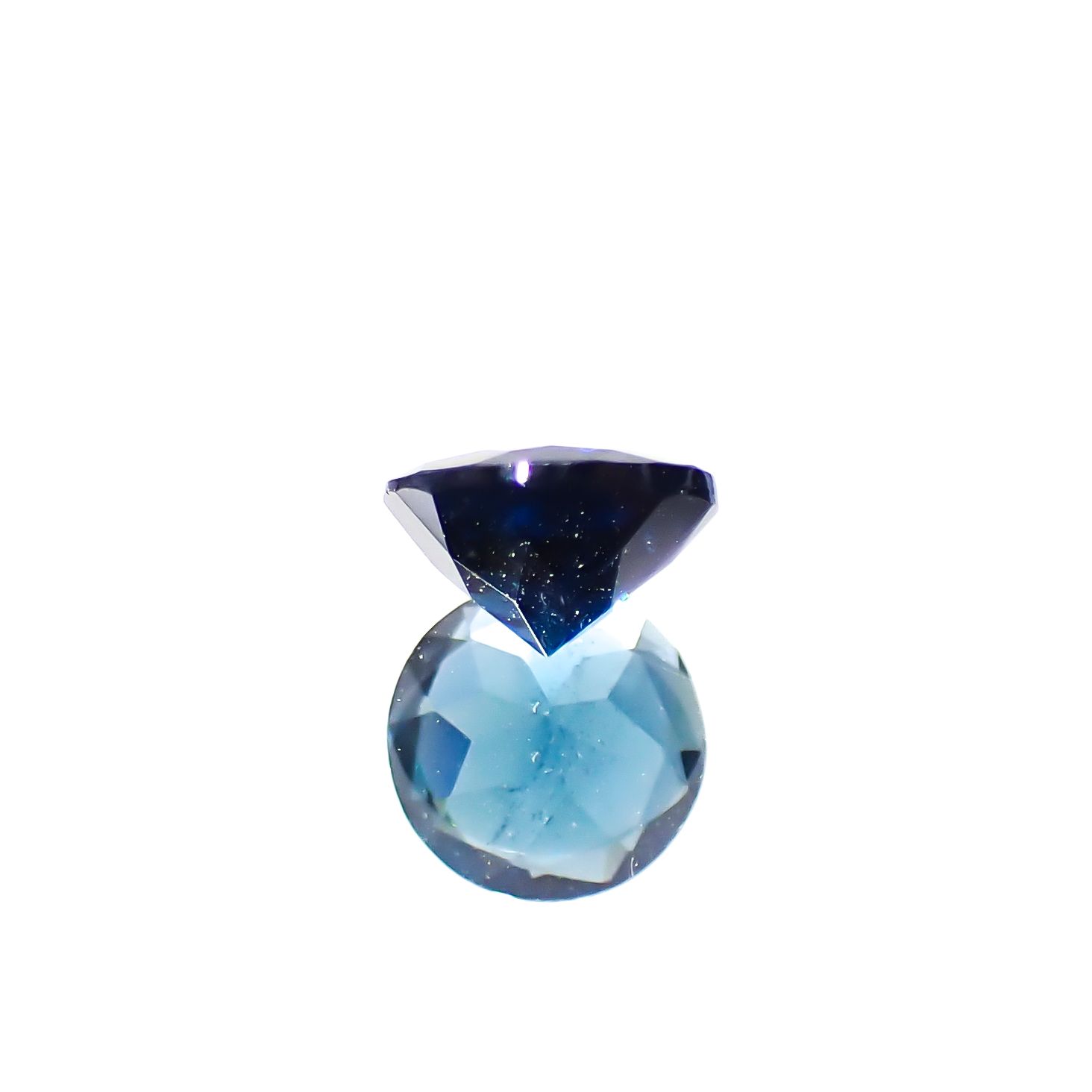 インディゴライト ブラジル産 0.68ct[240928945]5.8x5.7mm前後